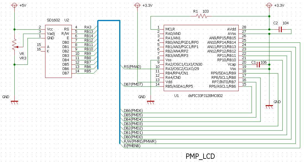 PMP-LCD回路